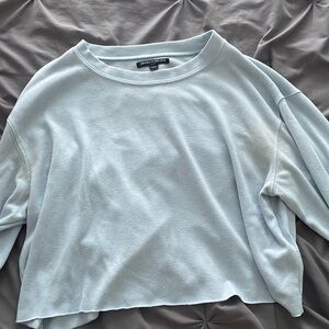Brandy Melville Blue Long Sleeve Tee/Crewneck